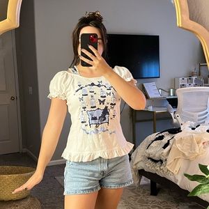 Baby The Stars Shine Bright Casual Alice in Wonderland Blouse